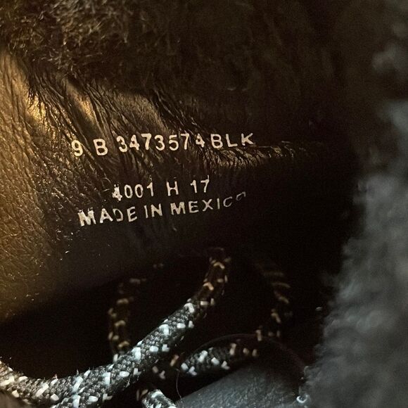 Frye Samantha Camo Hiker Combat Boots Shearling - Picture 9 of 9